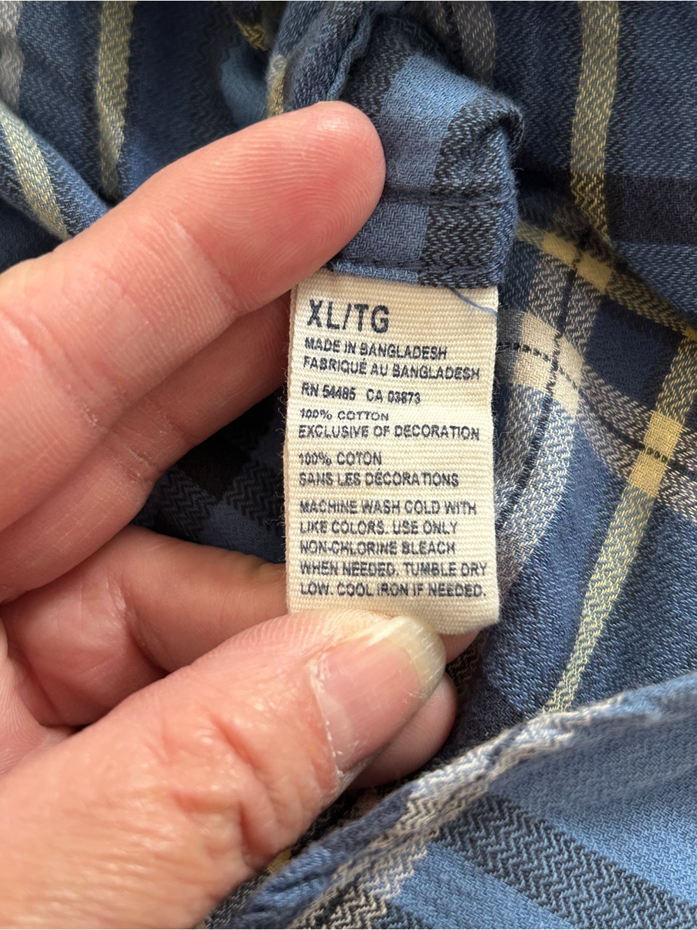 American Eagle Outfitters Blue Plaid Button-Down Shirt - Picture 6 of 11